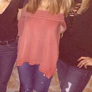 Free People off the shoulder sweater